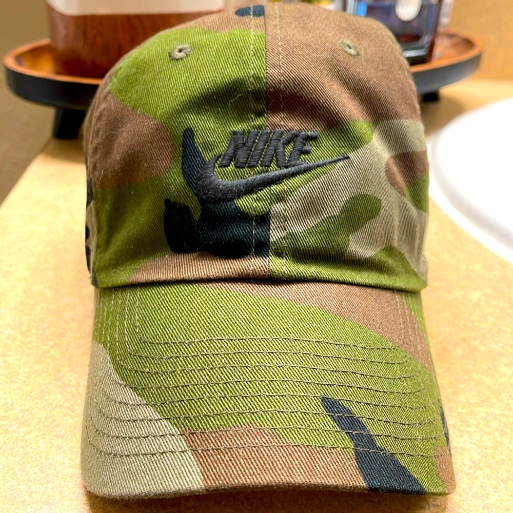 Camo Nike Hat with Adjustable Strap